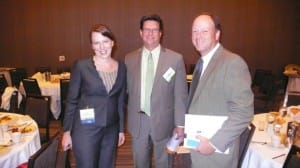 Rachel MacCleery with participants at Dallas Shifting Suburbs program.